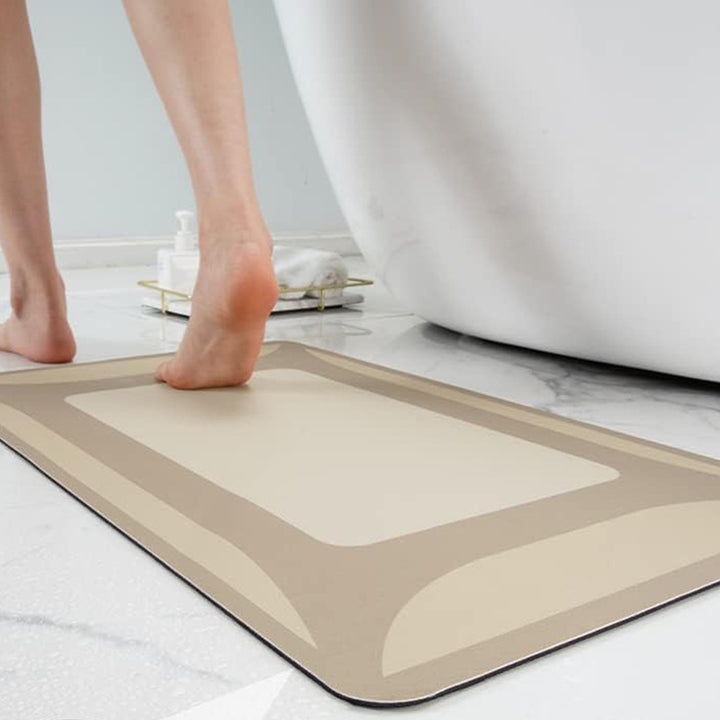 Absorbent Textured Bath Mat Bowlift