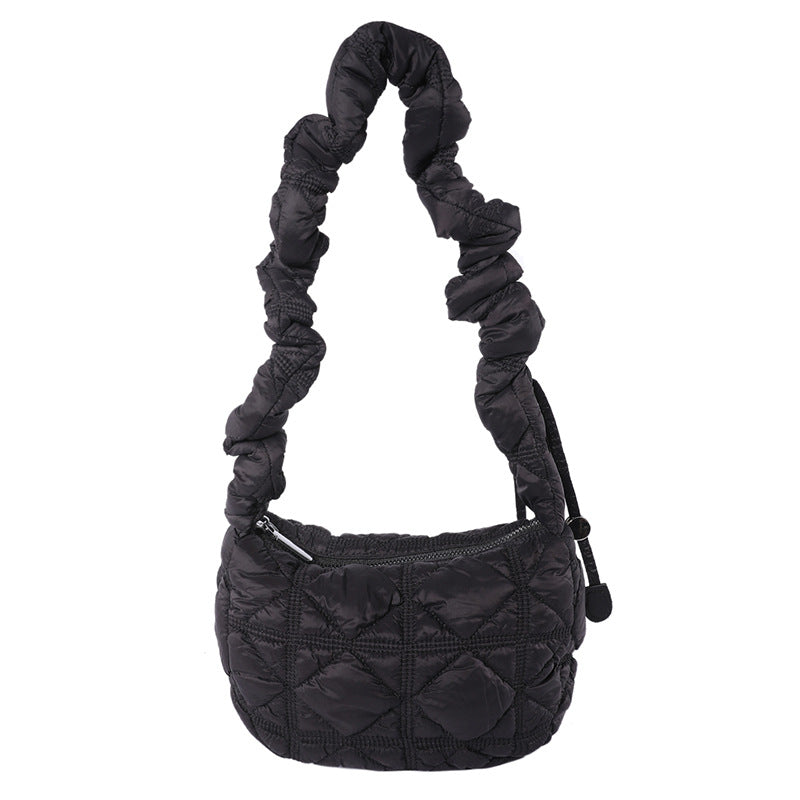 Quilted Slouchy Shoulder Bag