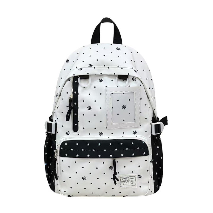 Patterned Multi-Pocket Backpack Bowlift