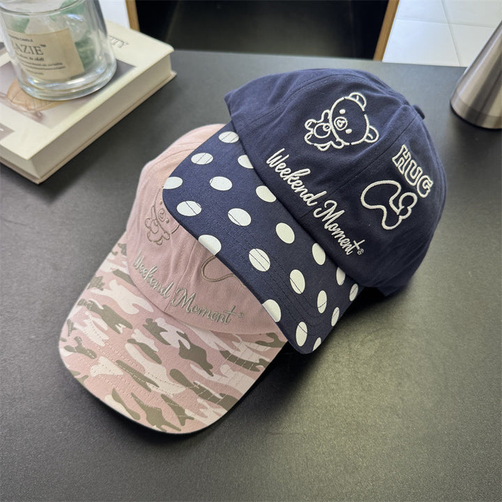 Women's Playful Embroidered Baseball Cap Bowlift