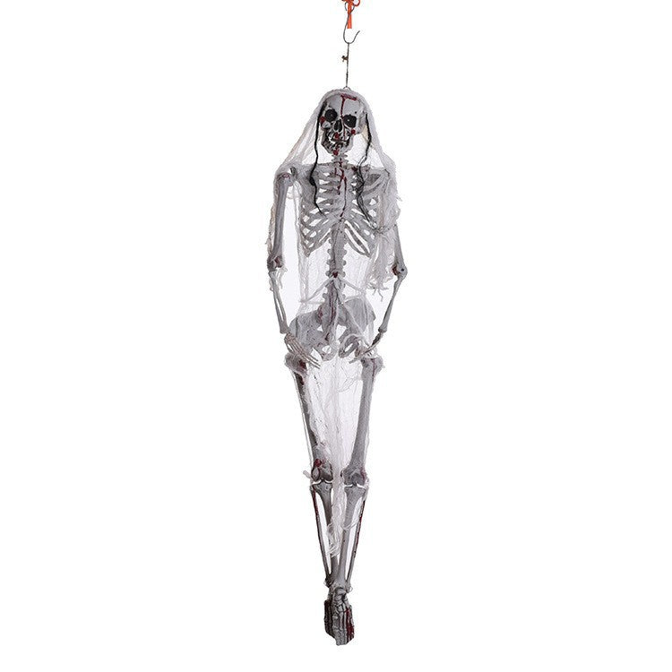 Hanging Haunted Skeleton Decoration Bowlift