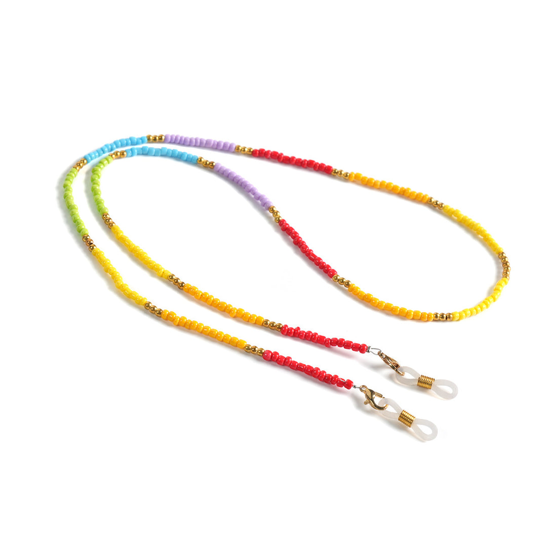Colorful Handcrafted Beaded Eyewear Chain Bowlift