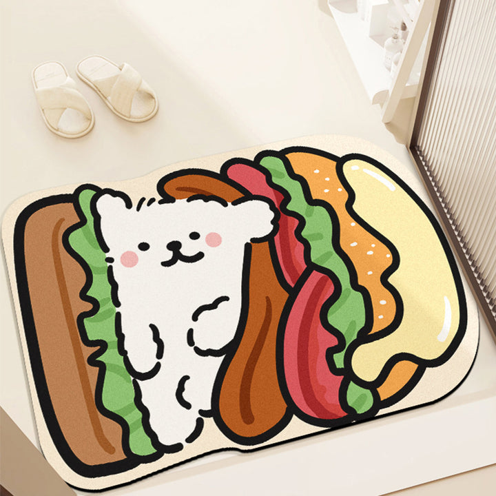 Cartoon Bath Mat Bowlift