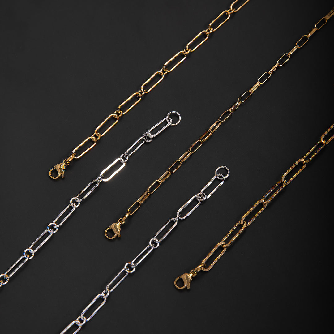 Elegant Open Link Chain Necklace Bowlift