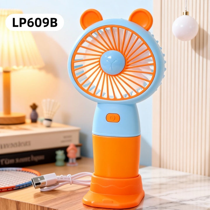 Portable handheld fan with cute animal design Bowlift