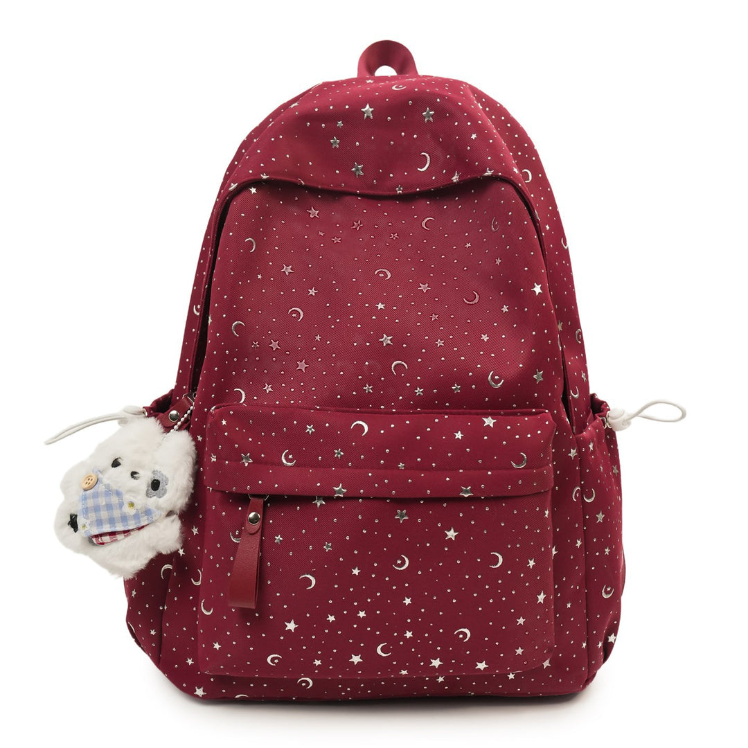 Whimsical Star-Patterned Backpack Bowlift