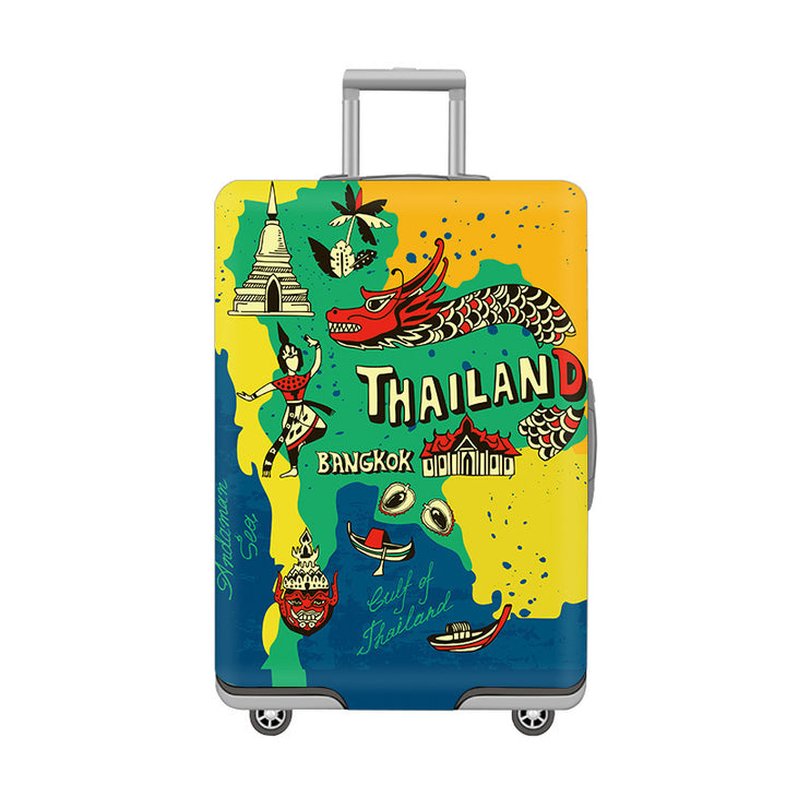 Cartoon Cat Design Hard Shell Luggage Bowlift