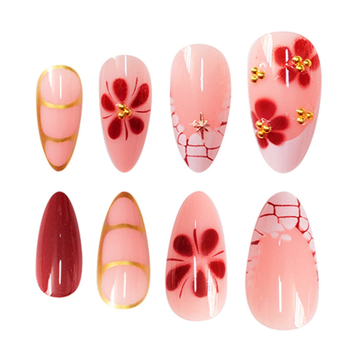 Artistic Elegant Press-On Nails Bowlift