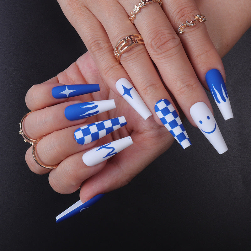 Artistic Statement Long Stiletto Press-On Nails Bowlift