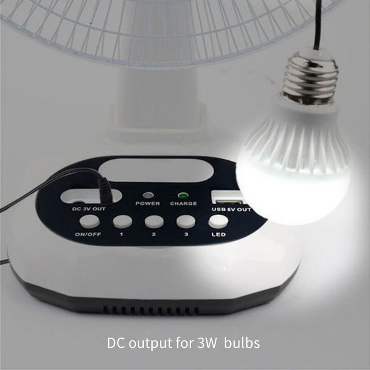 Women Solar-Powered Table Fan with USB Charging and Flexible Tilt Mechanism Bowlift