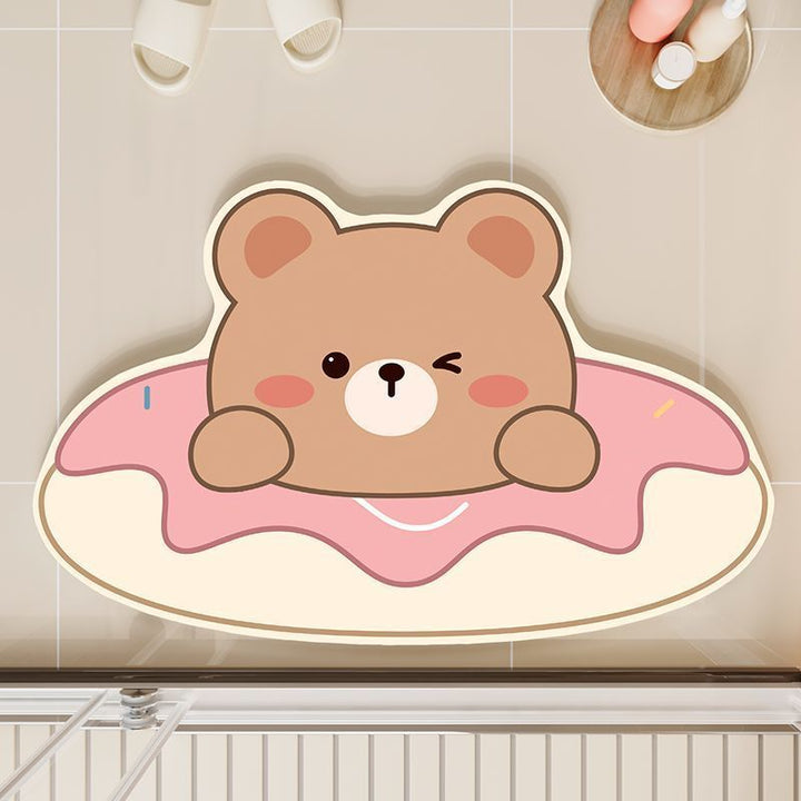 Cute Panda Shaped Bath Mat