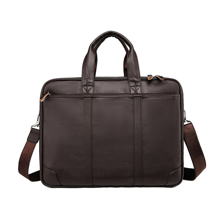 Professional Leather Briefcase Bowlift