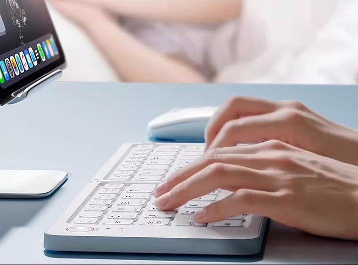 Foldable Bluetooth Keyboard and Mouse Combo Bowlift