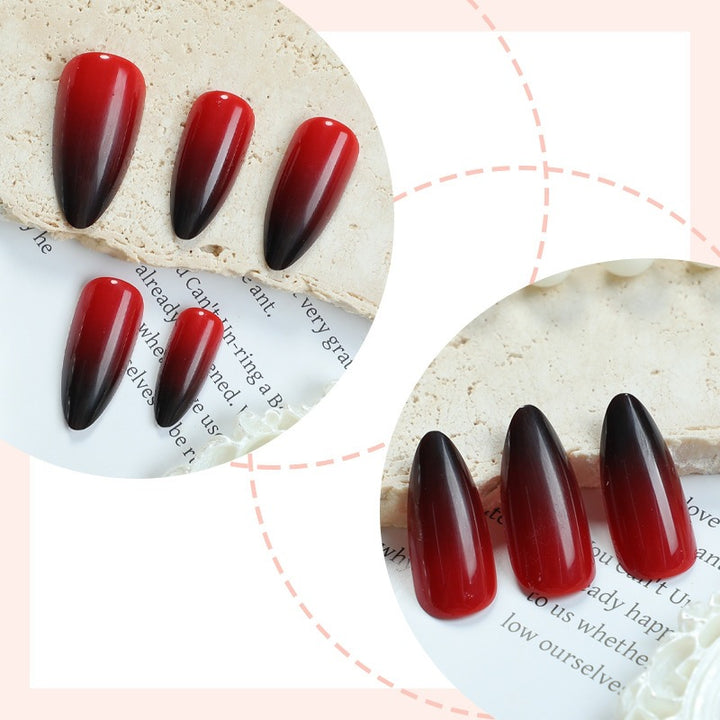 Acrylic nail set with ombre effect Bowlift