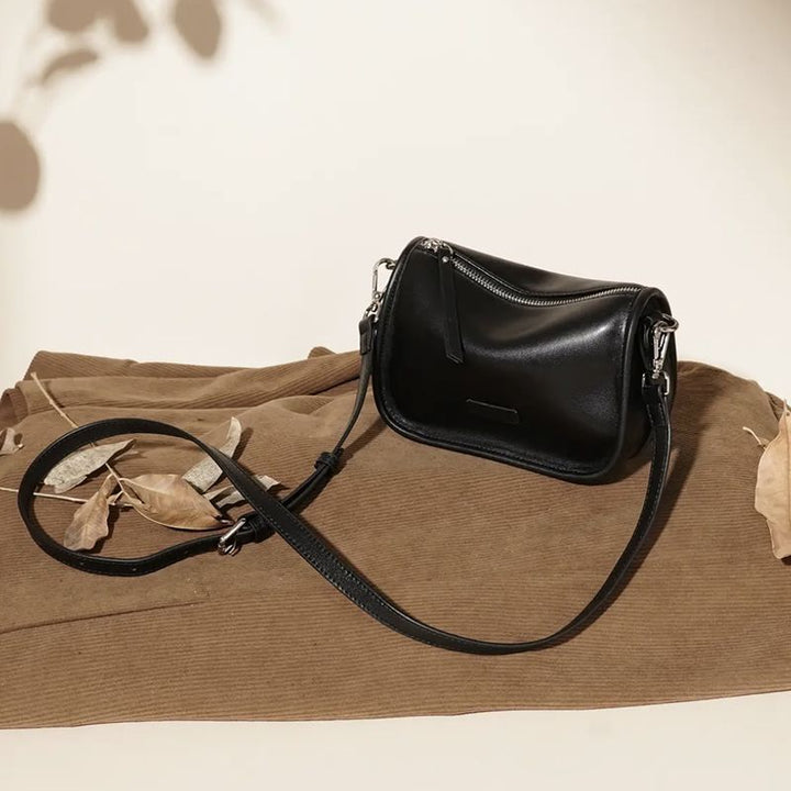 Modern Leather Crossbody Bag Bowlift