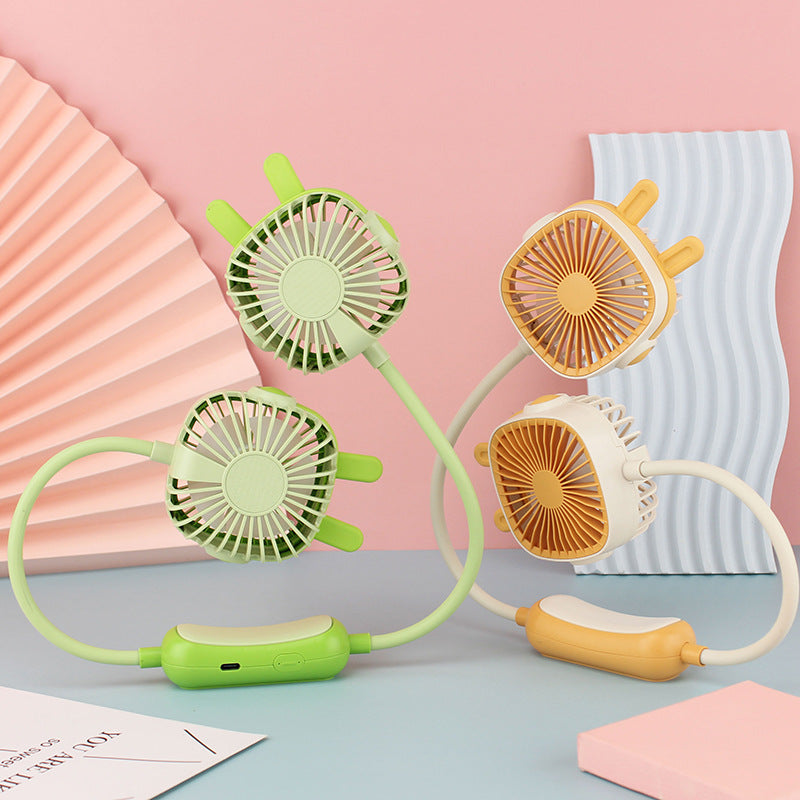 Women's Portable Neck Fan with Flexible Design Bowlift