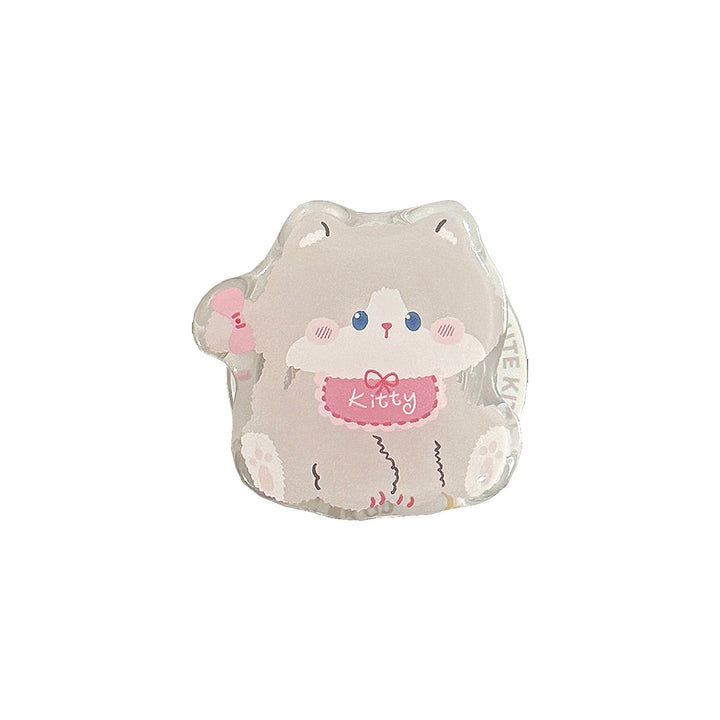 Cute Cat Motif Phone Holder Bowlift