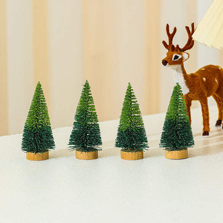 Decorative Miniature Christmas Tree Figurines Bowlift