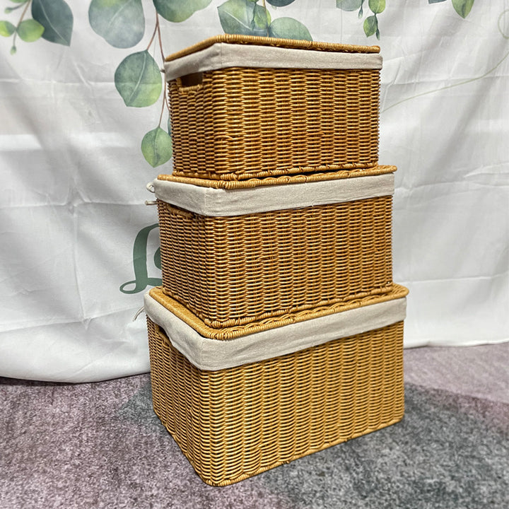 Women's Storage Basket with Removable Fabric Insert Bowlift