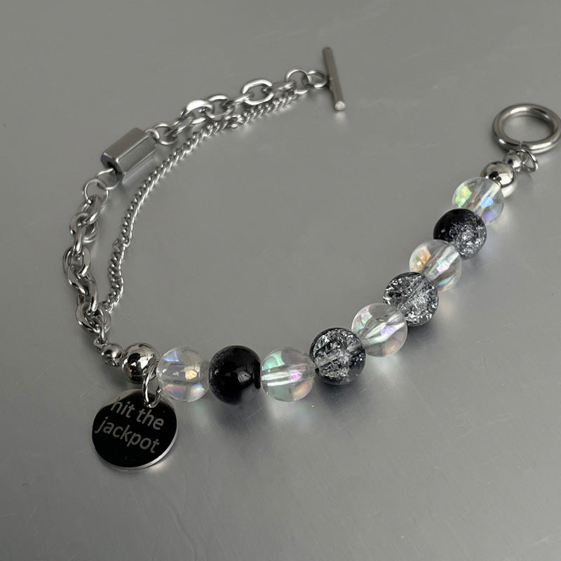 Stylish Beaded Charm Bracelet Bowlift