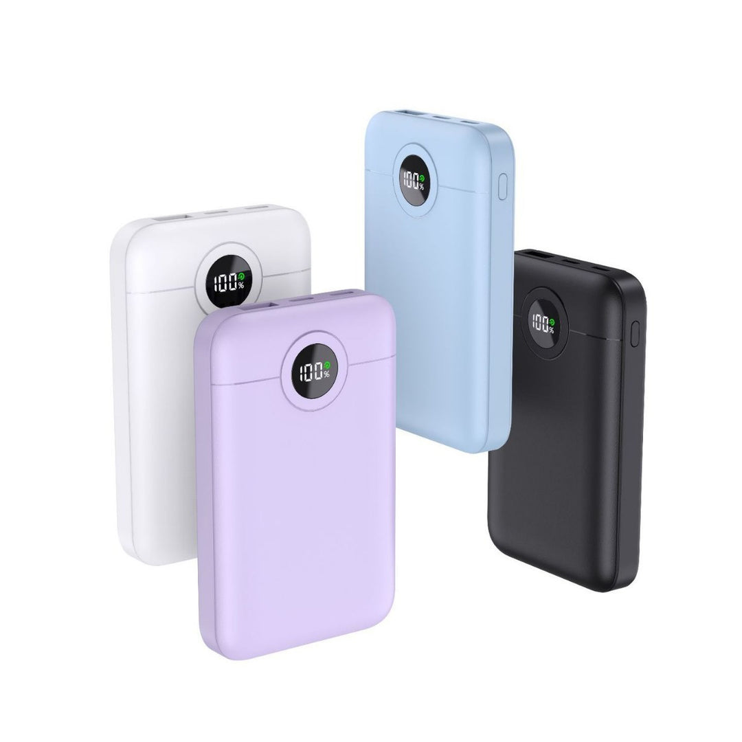 Portable power bank with intelligent cable management and LED charging status display Bowlift