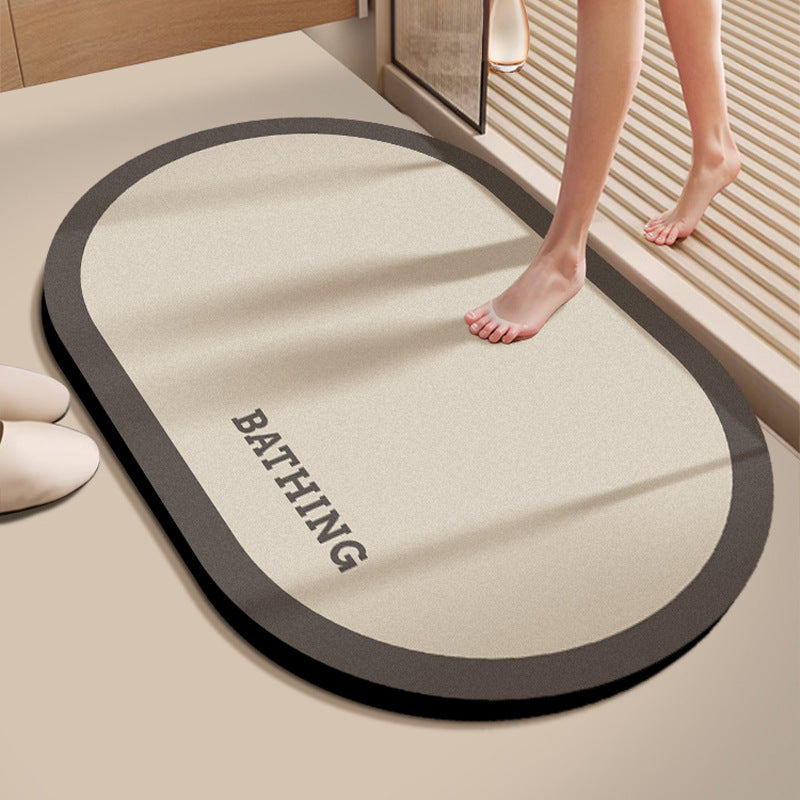 Soft Textured Bathroom Rug Bowlift