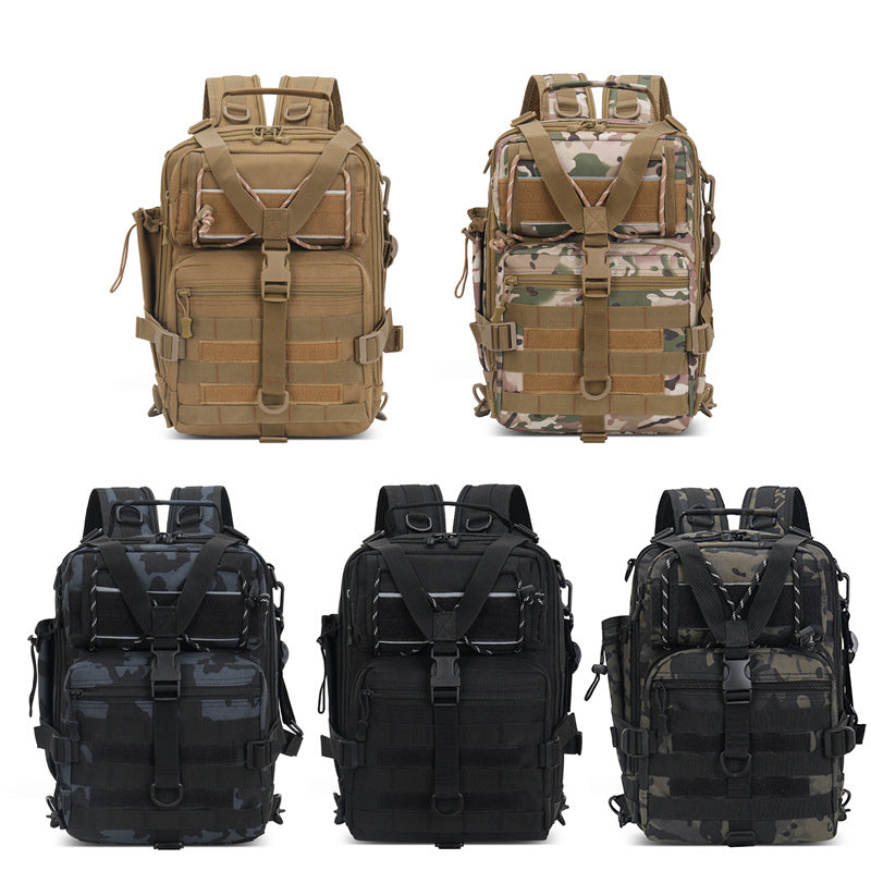 Tactical Multi-Pocket Exploration Backpack Bowlift