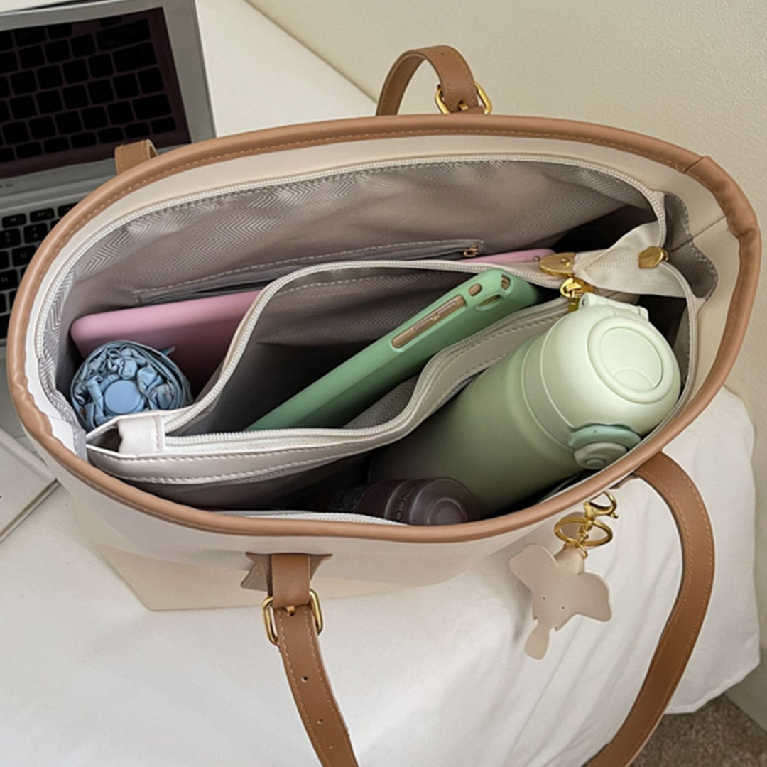Elegant Leather Tote Bag Bowlift
