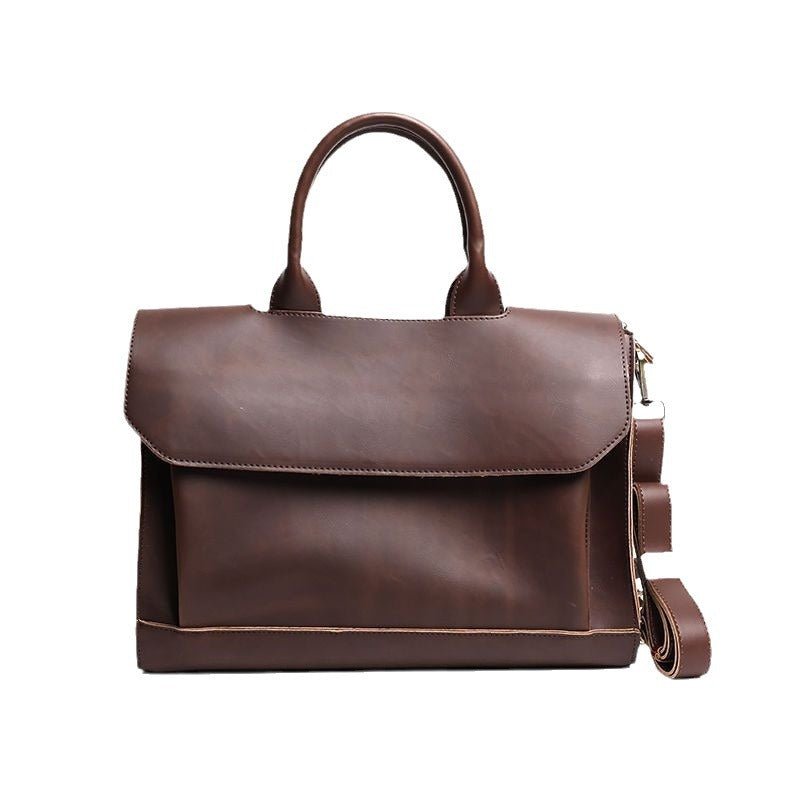Elegant briefcase with practical outer pocket Bowlift
