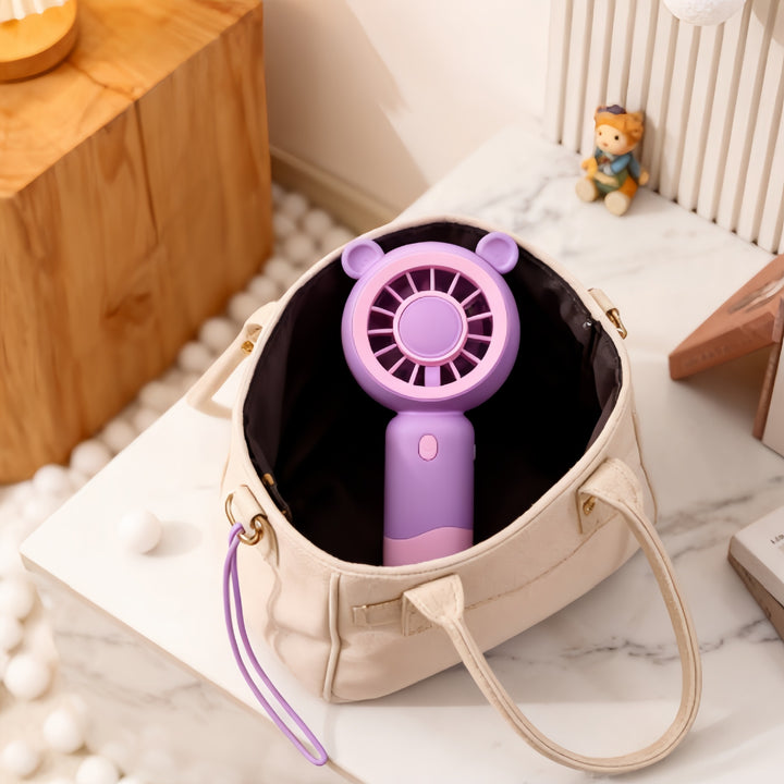 Portable Usb Hand Fan with Flexible Tilt Angle Bowlift