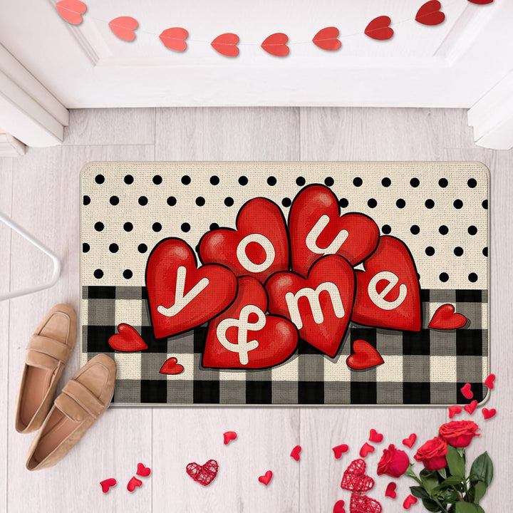 Romantic Floral Welcome Mat Bowlift