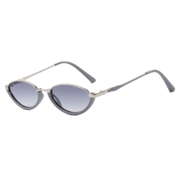 Women's fashionable Cat-Eye sunglasses with two-tone frame and UV protection Bowlift