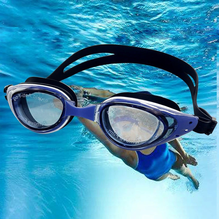 Swim goggles with extensive visibility and comfort technology Bowlift