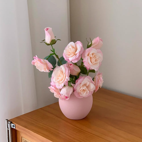 Elegant Fabric Flower Arrangement