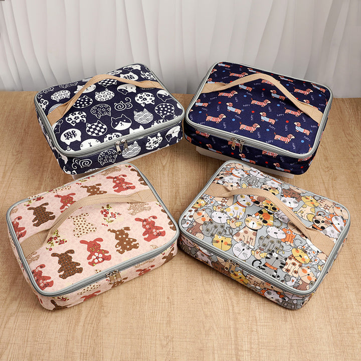 Insulated Animal-Themed Lunch Carrier Bowlift