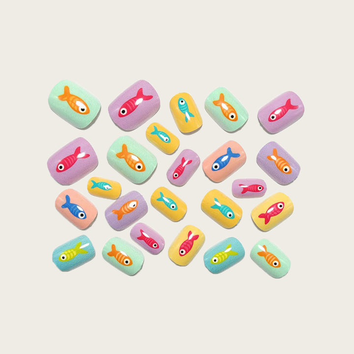 Creative Fish Design Art Nails Bowlift
