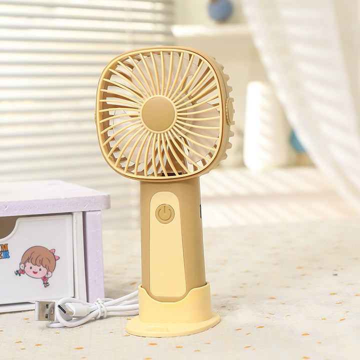 Women's Portable USB Hand Fan with Adjustable Tilt Angle Bowlift