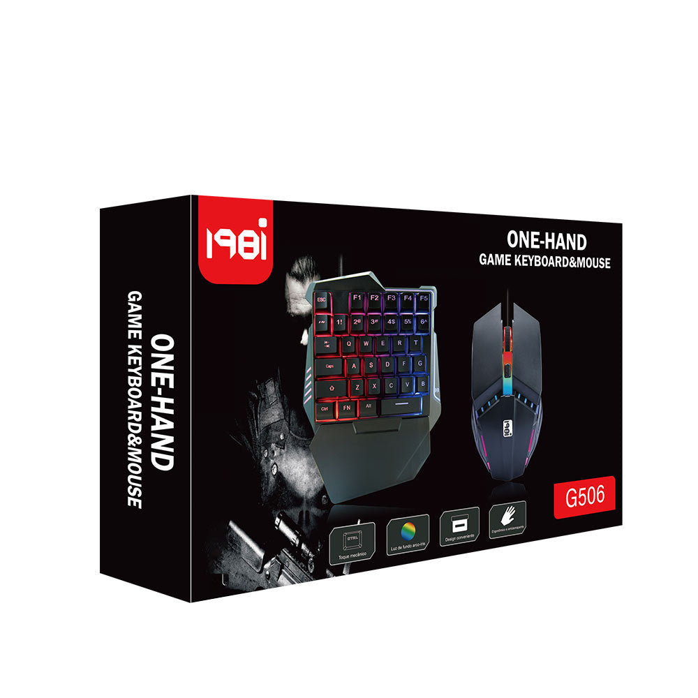 Gaming Keyboard and Mouse Set Bowlift