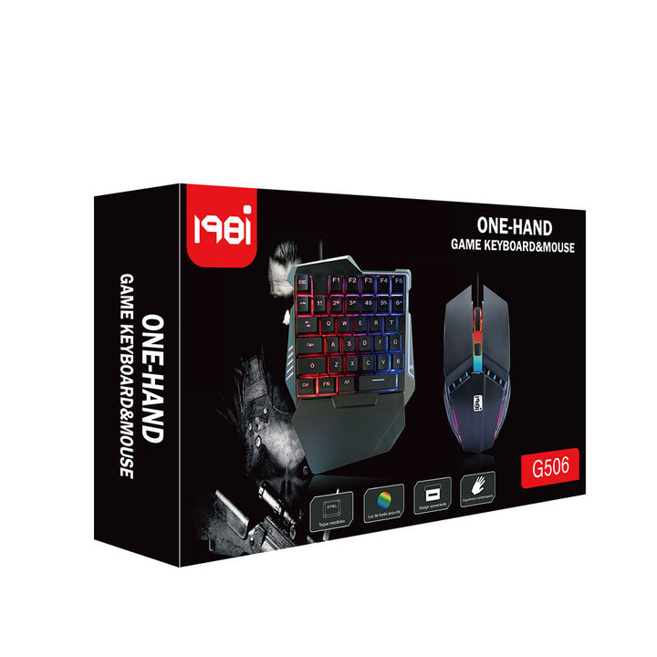 Gaming Keyboard and Mouse Set Bowlift