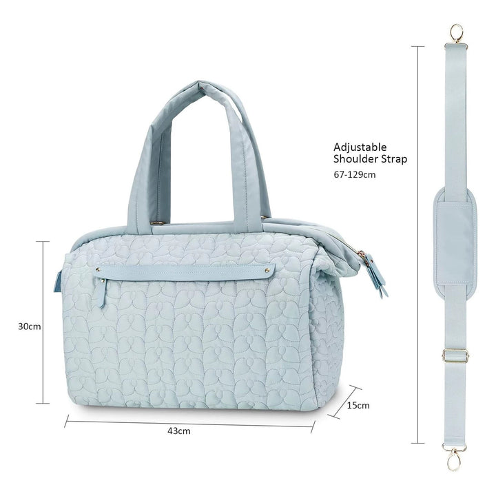 Quilted Travel Duffel Bag Bowlift