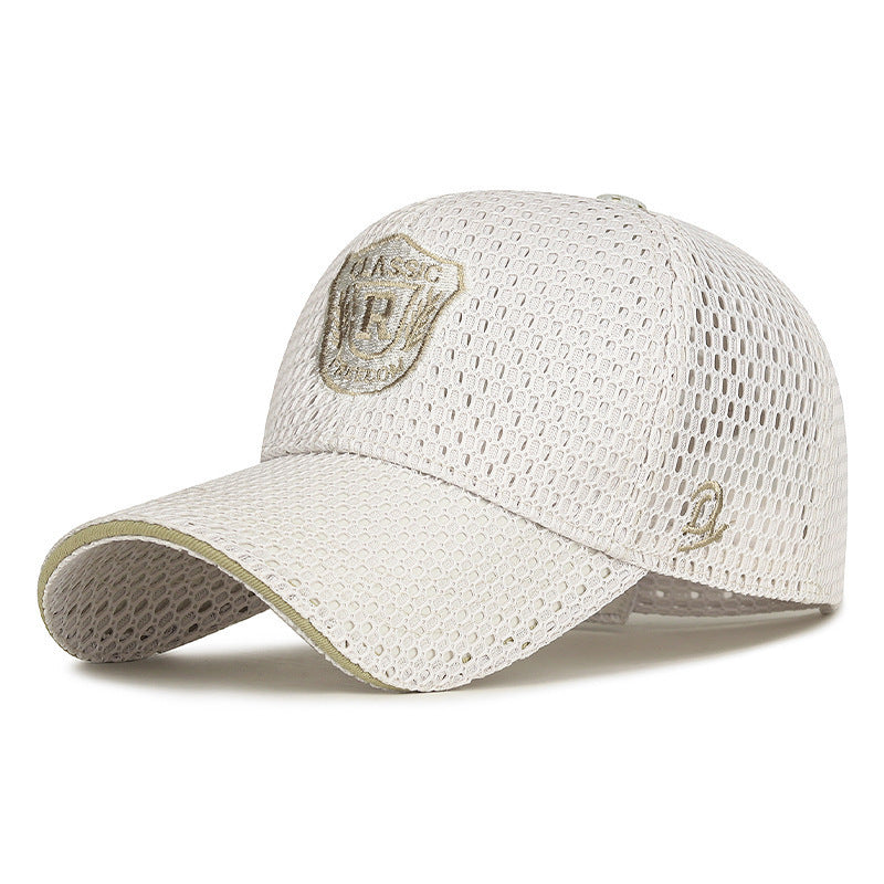 Women's Sporty Mesh Baseball Cap with UV Protection Bowlift