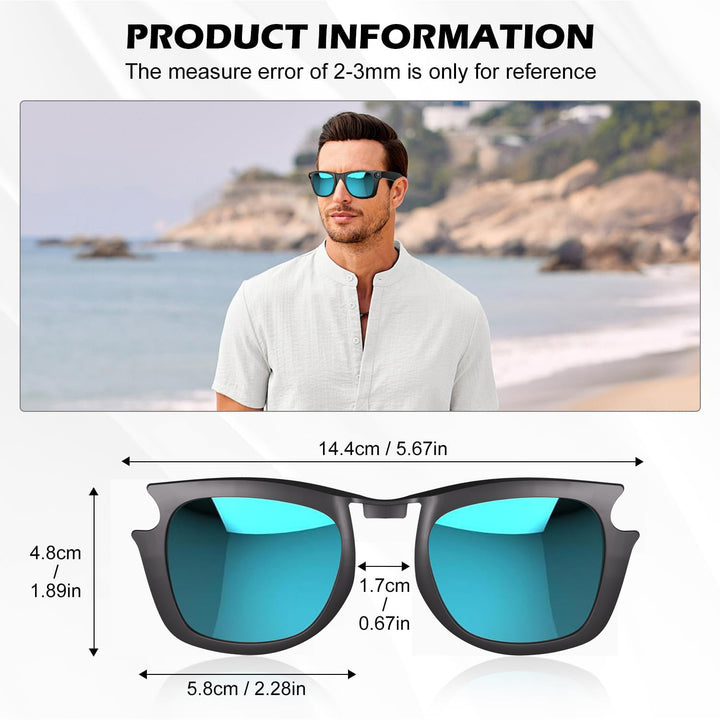 Fashion sunglasses with polarized lenses Bowlift