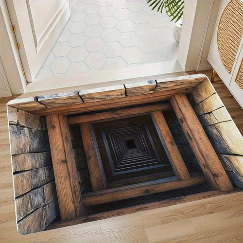 Artistic 3D Optical Illusion Floor Mat Bowlift