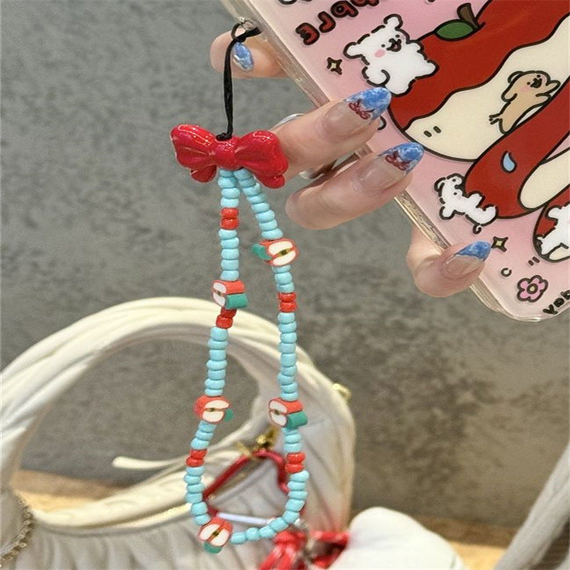 Beaded Phone Charm Holder Bowlift 1790134913