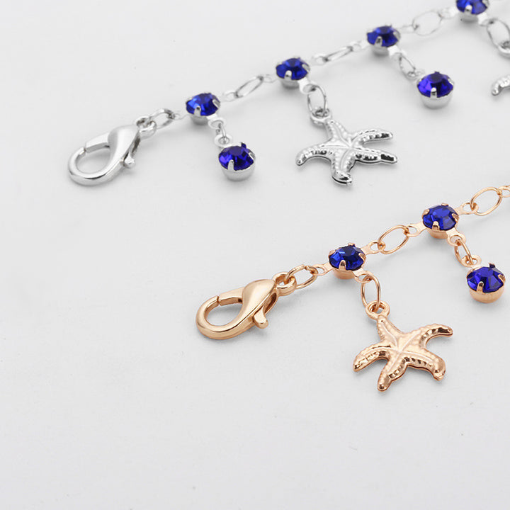 Starfish Charm Anklet Bowlift