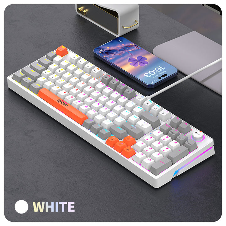 Backlit Mechanical Gaming Keyboard Bowlift