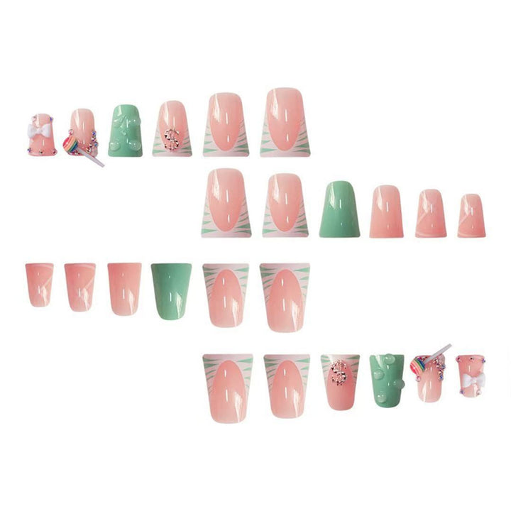 Playful Themed Press-On Nails Bowlift