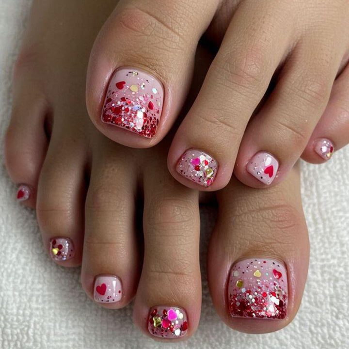 Artificial nails for elegant foot care Bowlift
