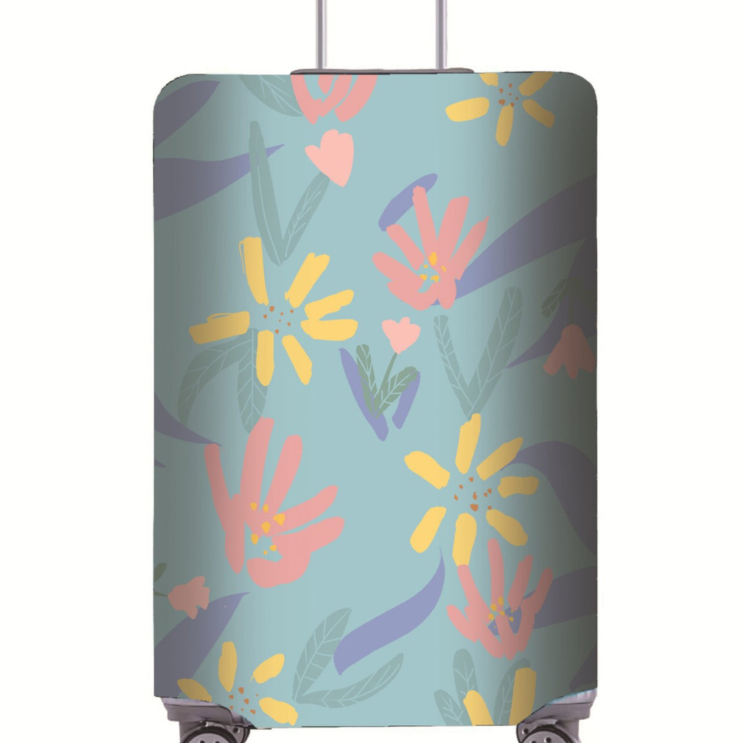 Women's Hard Shell Suitcase with Modern Geometric Design Bowlift