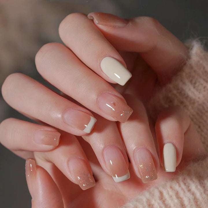 Creative Artistic Press-On Nail Design Bowlift